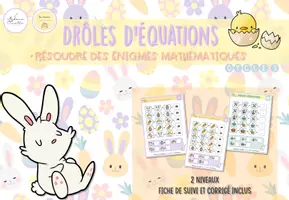Aperçu - Jeux - Drôles d'équations - Page de couverture