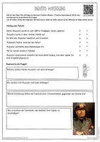 Vorschau - Arbeitsblätter - FASCHISMUS: Benito Mussolini-geniale Youtubedoku + Arbeitsblätter /Geschichte Vertretungsstunde - Seite 1