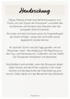 Vorschau - Poster - Dinosaurier: Reihentransparenz (Kl. 2/3) - Seite 1