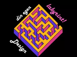 forhåndsvisning - KUNST - trinn for trinn: Design din egen labyrint! (inkl. mal) - side 1