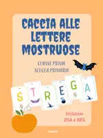 anteprima - Esercizi - Caccia alle lettere mostruose - Pagina di copertina