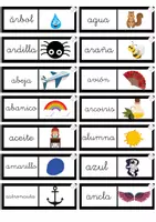 Vista previa - Juegos / Gamificación - Dominó palabra-imagen letra A, por @maestrapt.lau - página 1