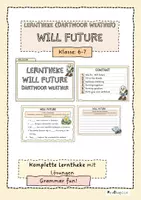Vorschau - Stationenlernen - Lerntheke will future "weather report in Dartmoor" - Deckblatt