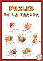 Vista previa - Tarjetas / Manipulativos - puzles de la tardor - Portada