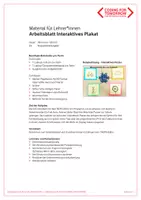 Vorschau - Arbeitsblätter - Bau eines interaktiven Plakats Coden mit dem Calliope mini - Seite 1