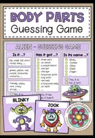 Vorschau - Spiele - BODY PARTS - Alien Guessing Game - Deckblatt