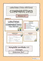 Vorschau - Stationenlernen - Lerntheke comparatives "teen edition" - Deckblatt