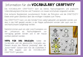 Vorschau - Arbeitsblätter - BODY PARTS - Vocabulary Craftivity - Seite 1