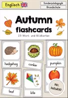 Vorschau - Fördermaterial/Inklusion - Autumn Fall Herbst Bildkarten flashcards Tafelmaterial - Englisch - Deckblatt