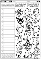 Vorschau - Arbeitsblätter - BODY PARTS - Vocabulary Worksheets - Seite 2