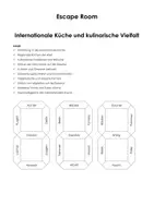 Vorschau - Spiele - Escape Room: Internationale Küche und kulinarische Vielfalt - Deckblatt