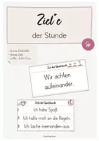 Vorschau - Poster - Ziel*e der Stunde - Sportunterricht - Deckblatt