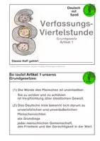 Vorschau - Arbeitsblätter - #demokratiestaerken: GG Artikel 1, leicht gemacht - Seite 2