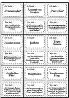 Vorschau - Spiele - "Ich habe - Wer hat?" (Ratespiel): Erster Weltkrieg - Deckblatt