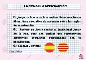 Vista previa - Juegos / Gamificación - LA OCA DE LA ACENTUACIÓN CASTELLANO-CATALÁN - página 1