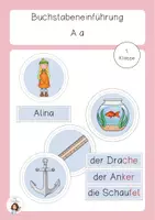 Vorschau - Spiele - Buchstabeneinführung Aa - Deckblatt