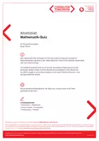 Vorschau - Stundenentwürfe - Programmieren mit Scratch Das Mathematik-Quiz - Deckblatt