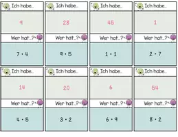 Vorschau - Spiele - Ich habe... Wer hat...? Kleines Einmaleins - Seite 3