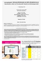 Vorschau - Arbeitsblätter - Lernwerkstatt Sexualerziehung Grundschule | Pubertät, Schwangerschaft, Geschlechter, Kinderrechte, Körper, Aufklärung | Sachunterricht Biologie Klasse 2-4 Kopiervorlagen Lösungen - Seite 1