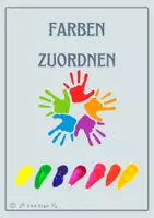 Vorschau - Arbeitsblätter - Farben zuordnen - Deckblatt