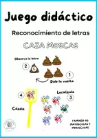 Vista previa - Juegos / Gamificación - JUEGO DIDÁCTICO: CAZA MOSCAS (RECONOCIMIENTO DE LETRAS) - Portada