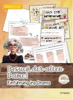 Vorschau - Arbeitsblätter - Besuch der alten Dame 1: Einführung ins Drama - Deckblatt