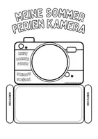 Vorschau - Arbeitsblätter - Sommerferien Kamera Sommer Ferien im Rückblick Ferienrückblick - Seite 2