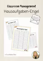 Vorschau - Poster - Hausaufgaben-Engel (Classroom Management) - Seite 1