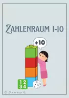 Vorschau - Arbeitsblätter - Zahlenraum 1-10 - Deckblatt