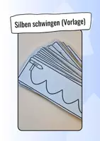 Vorschau - Fördermaterial/Inklusion - Silben schwingen - Vorlage - Deckblatt