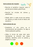 Vista previa - Hojas de trabajo - Semáforo de las emociones manipulable - página 2