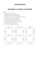Vorschau - Spiele - Escape Room: Der Einfluss von Kultur auf die Ethik - Deckblatt