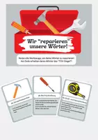 Vorschau - Stationenlernen - Wörterwerkstatt zur Überarbeitung - Deckblatt