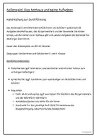 Vorschau - Stundenentwürfe - Rollenspiel: Das Rathaus und seine Aufgaben - Seite 2