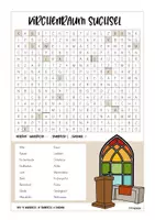 Vorschau - Arbeitsblätter - Kirchenraum Suchsel / Buchstabengitter - Seite 3