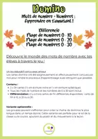 Aperçu - Jeux - Kit pédagogique: Automne : Jeux et Matériel Pédagogique Domino Trouve le Jumeau Flashcards - Page 2