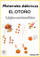 Vista previa - Juegos / Gamificación - MATERIALES DE LÓGICO-MATEMÁTICA: EL OTOÑO - Portada