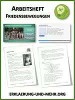 Vorschau - Unterrichtsreihen - Friedensbewegungen (Arbeitsheft) - Deckblatt