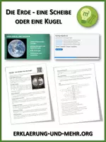 Vorschau - Arbeitsblätter - Die Erde - eine Scheibe oder eine Kugel - Lückentext und Übungen - Deckblatt