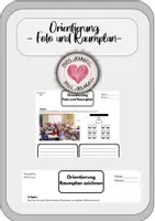 Vorschau - Arbeitsblätter - Orientierung: Foto und Raumplan, Klassenzimmer zeichnen (4. Stunde) - Seite 1