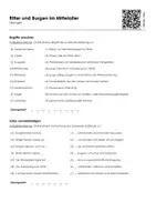 Vorschau - Arbeitsblätter - Ritter und Burgen im Mittelalter - Infotext und Übungen - Seite 1