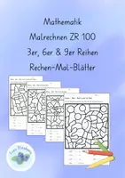 Vorschau - Arbeitsblätter - Rechen-Mal-Blätter 3er, 6er & 9er Reihen neu - Deckblatt