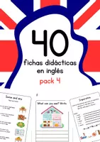 Vista previa - Refuerzo / NEE / Materiales de apoyo - English worksheets pack 4 - Portada
