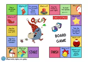 Vista previa - Juegos / Gamificación - Christmas board game - página 1