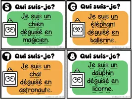 Aperçu - Apprentissages en autonomie - Atelier de lecture Les animaux se déguisent Halloween - Page 2