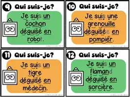 Aperçu - Apprentissages en autonomie - Atelier de lecture Les animaux se déguisent Halloween - Page 3