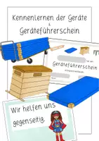 Vorschau - Poster - Geräte im Sportunterricht & Geräteführerschein - Deckblatt