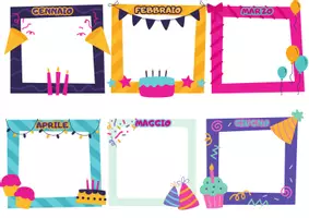 anteprima - Poster - Calendario dei compleanni - poster per la classe - Pagina 1