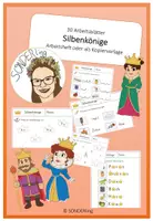 Vorschau - Arbeitsblätter - Arbeitsheft zu den Silbenkönigen (30 Arbeitsblätter) - Deckblatt