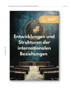 Vorschau - Unterrichtsreihen - Entwicklungen und Strukturen der internationalen Beziehungen - Unterrichtsmaterial - Seite 1